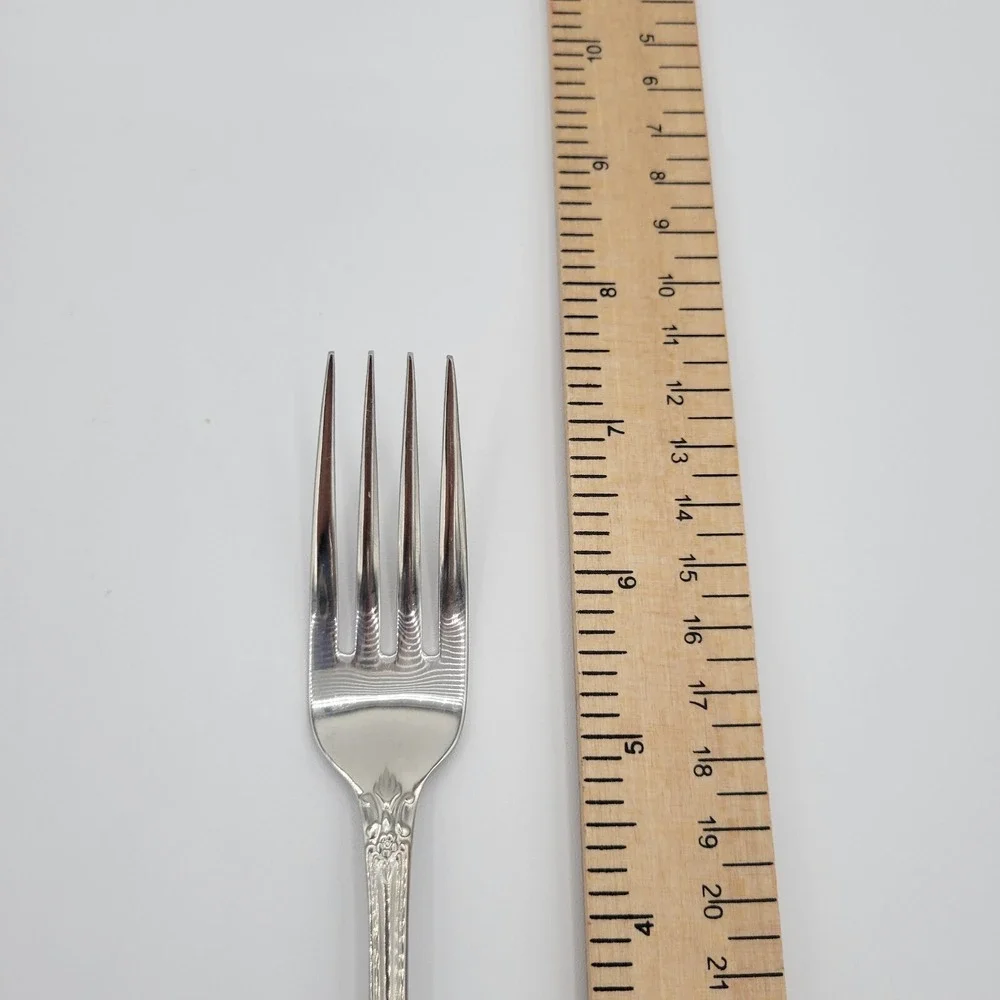 Baroque By‎ Estia Four Dinner Forks 18/8 Stainless Korea Flatware Replacements